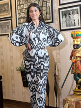 Black Ikat Pure Cotton Co-ord Set