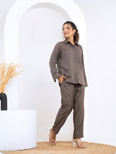 Silk Jacquard Coke Co-Ord Set