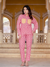 Pure Cotton Printed Pink Co-ord Set