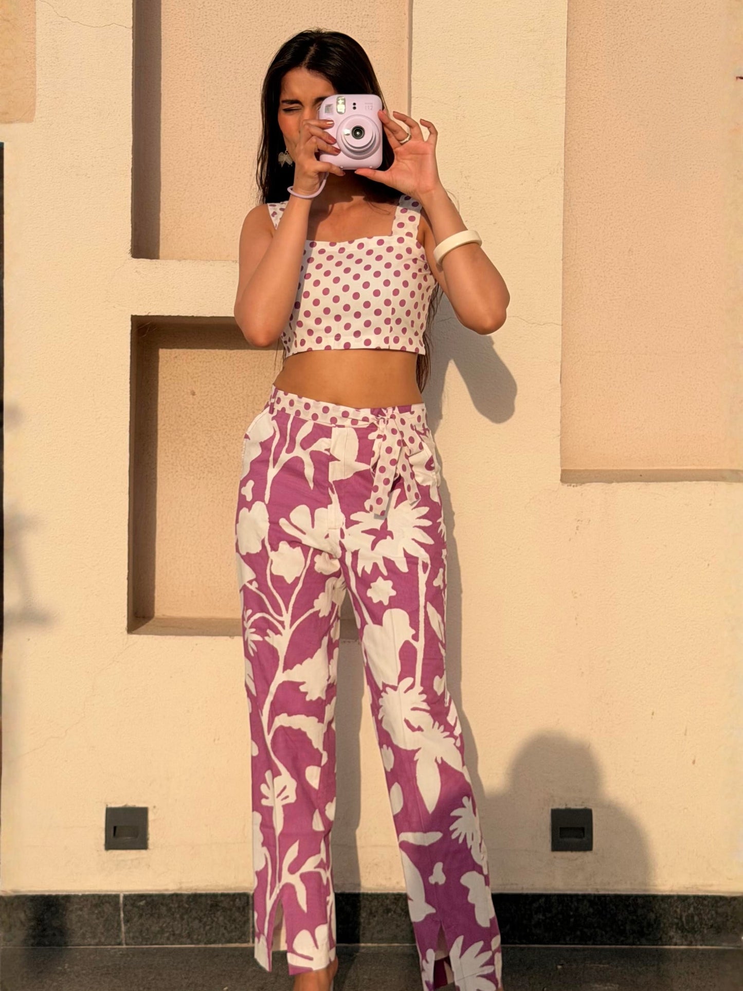 Lilac Bloom Cotton Co-ord Set