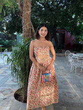 Light Pink Pure Cotton Floral Tube Dress