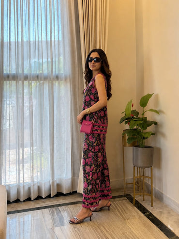 The Black Botanica Co-ord Set
