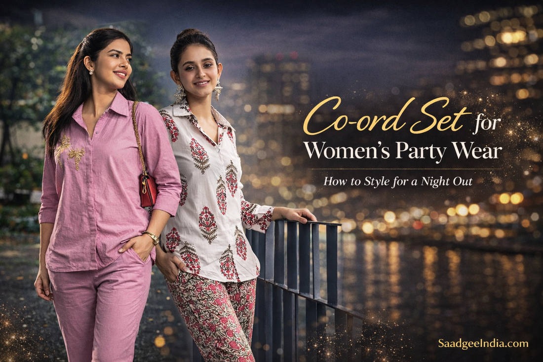 Co-ord Set for Women's Party Wear: How to Style for a Night Out