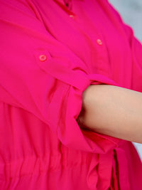 Pink Vamika Rayon Co-Ord Set