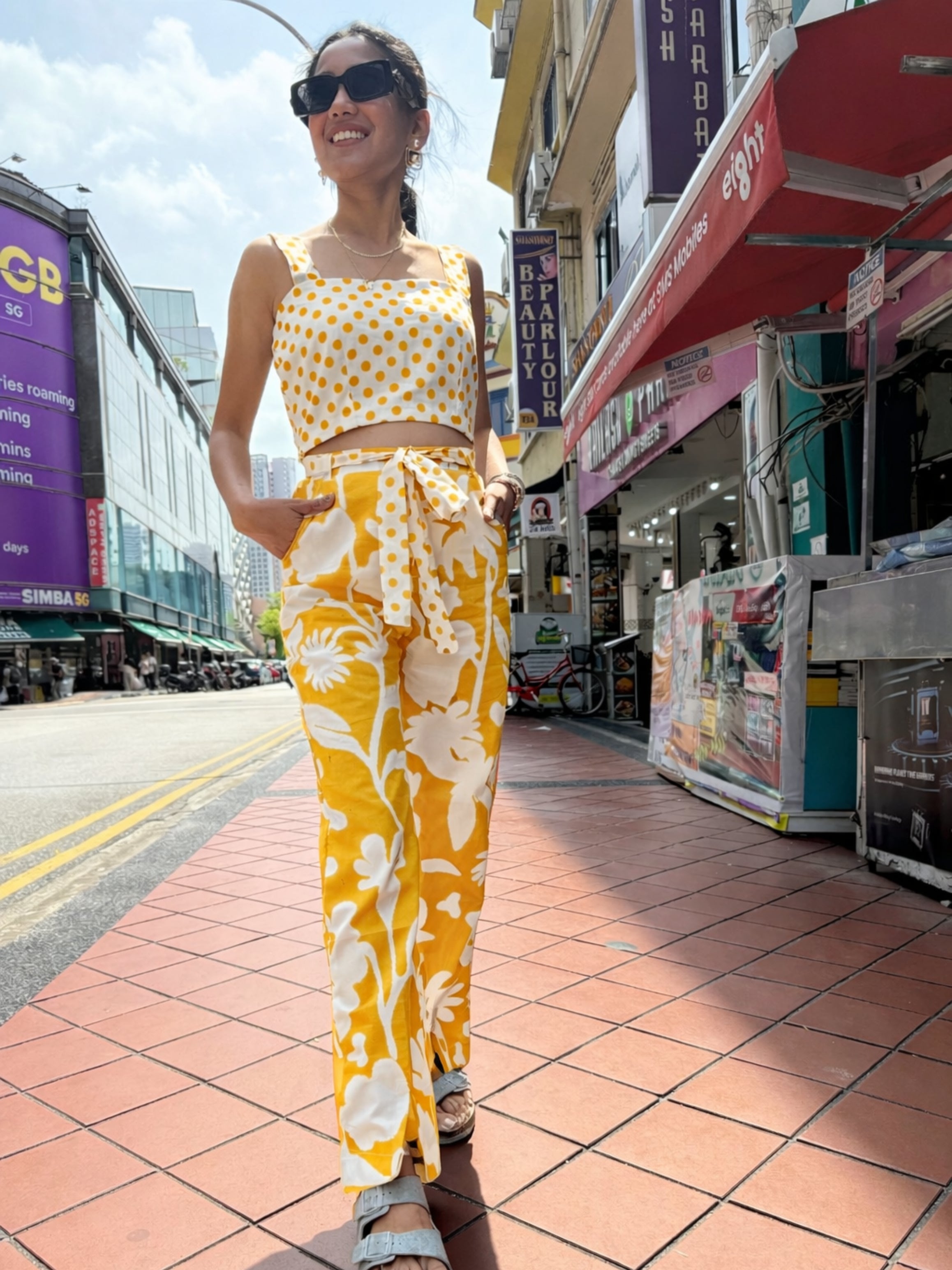 Sunshine Bloom Cotton Co-ord Set