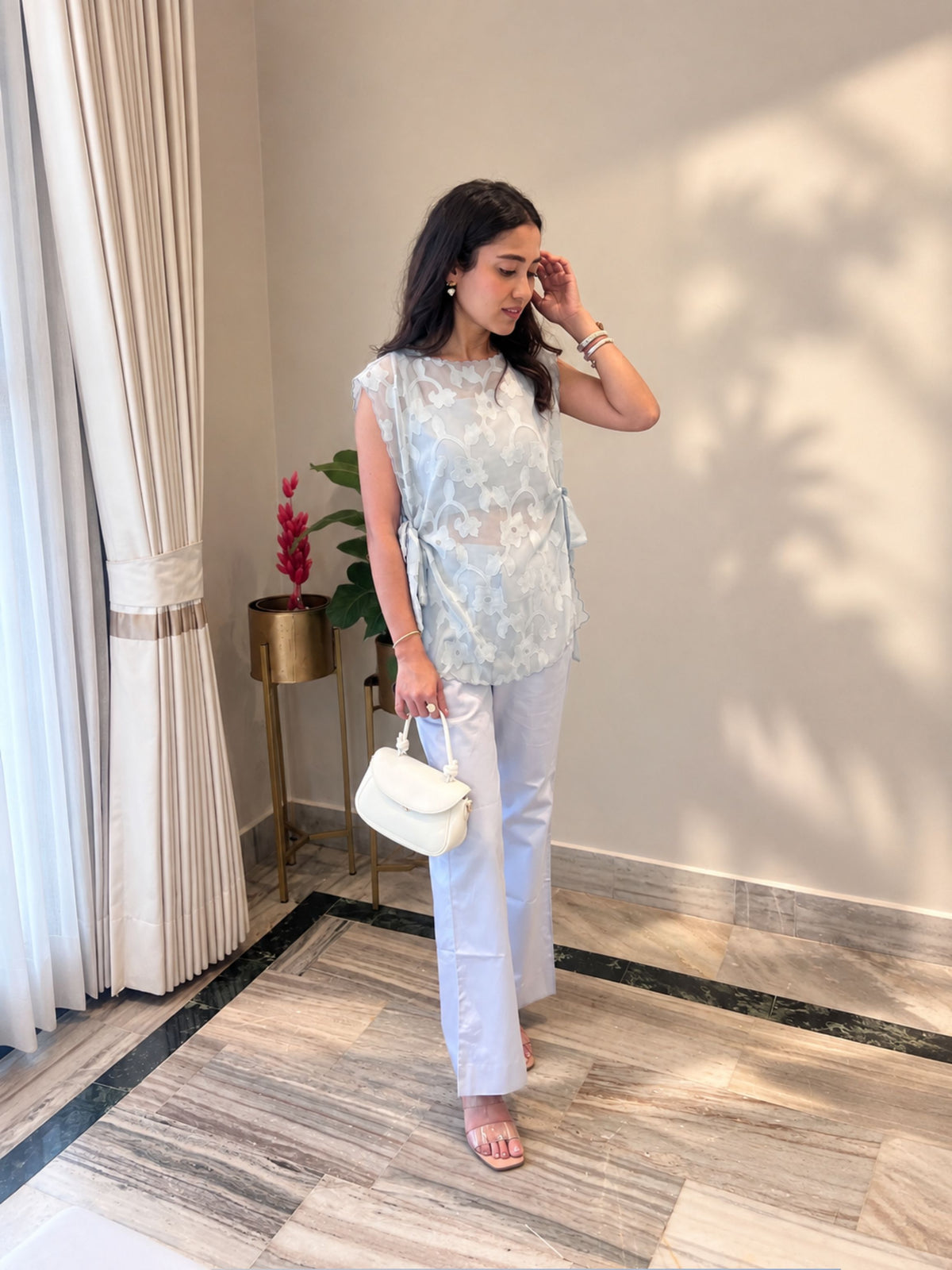 Blue Mist Floral Co-ord Set