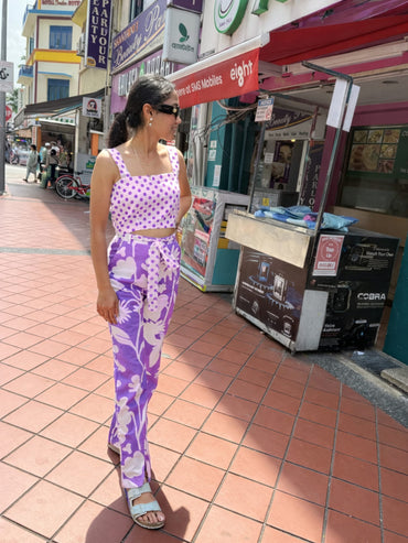 Lilac Bloom Cotton Co-ord Set