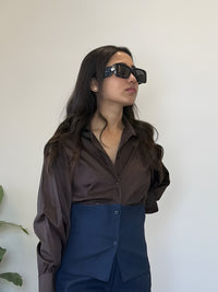 Dual Tone Denim Shirt