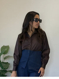 Dual Tone Denim Shirt