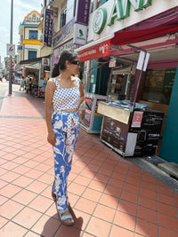 Blue Bloom Cotton Co-ord Set