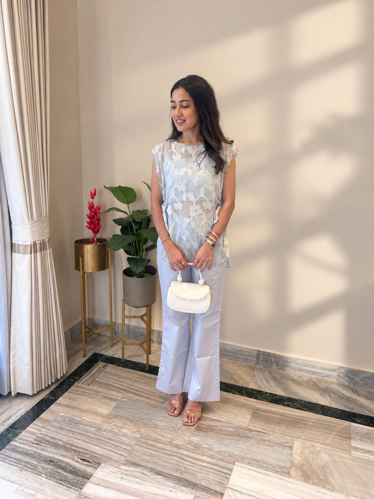 Blue Mist Floral Co-ord Set