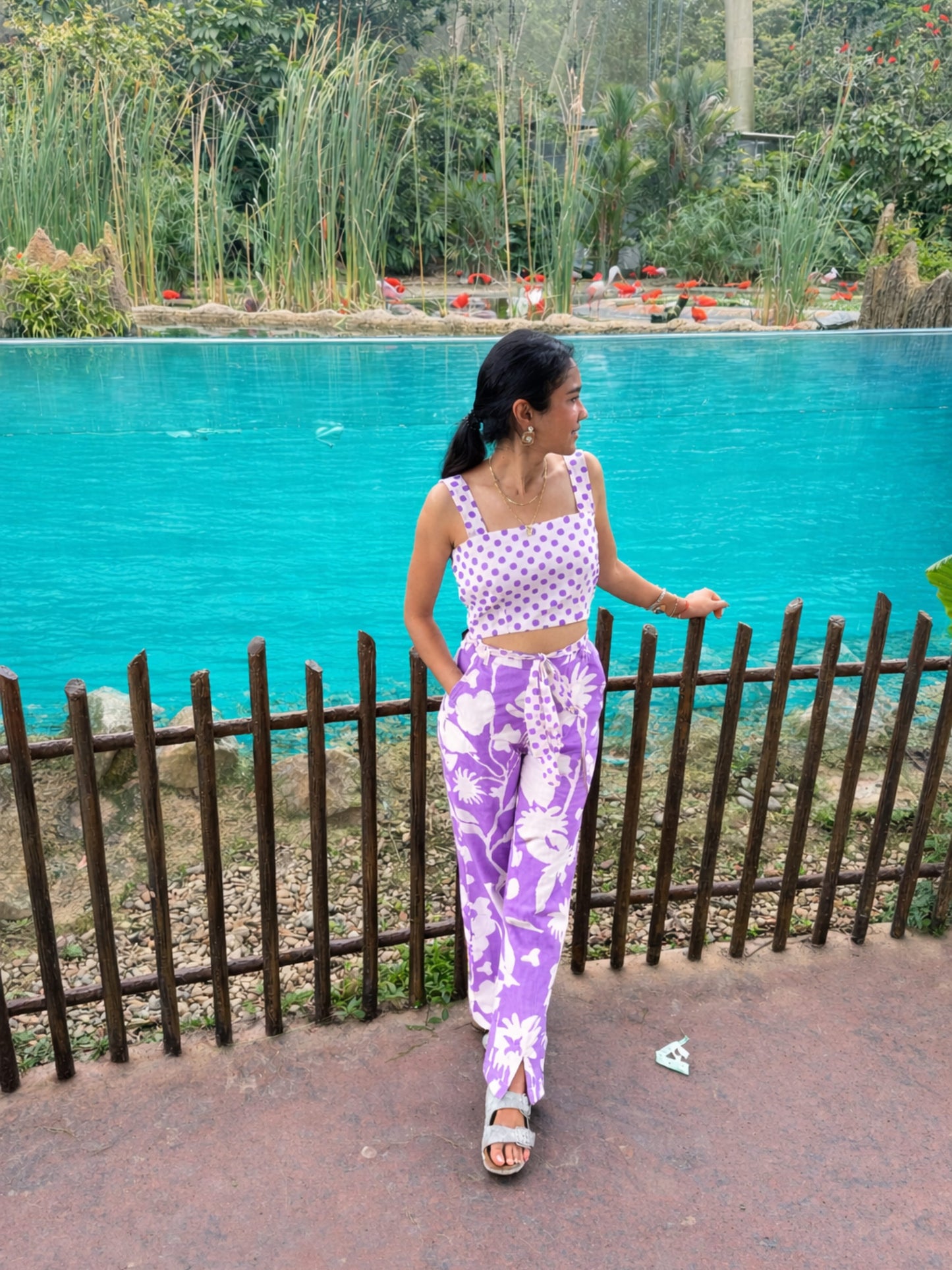 Lilac Bloom Cotton Co-ord Set