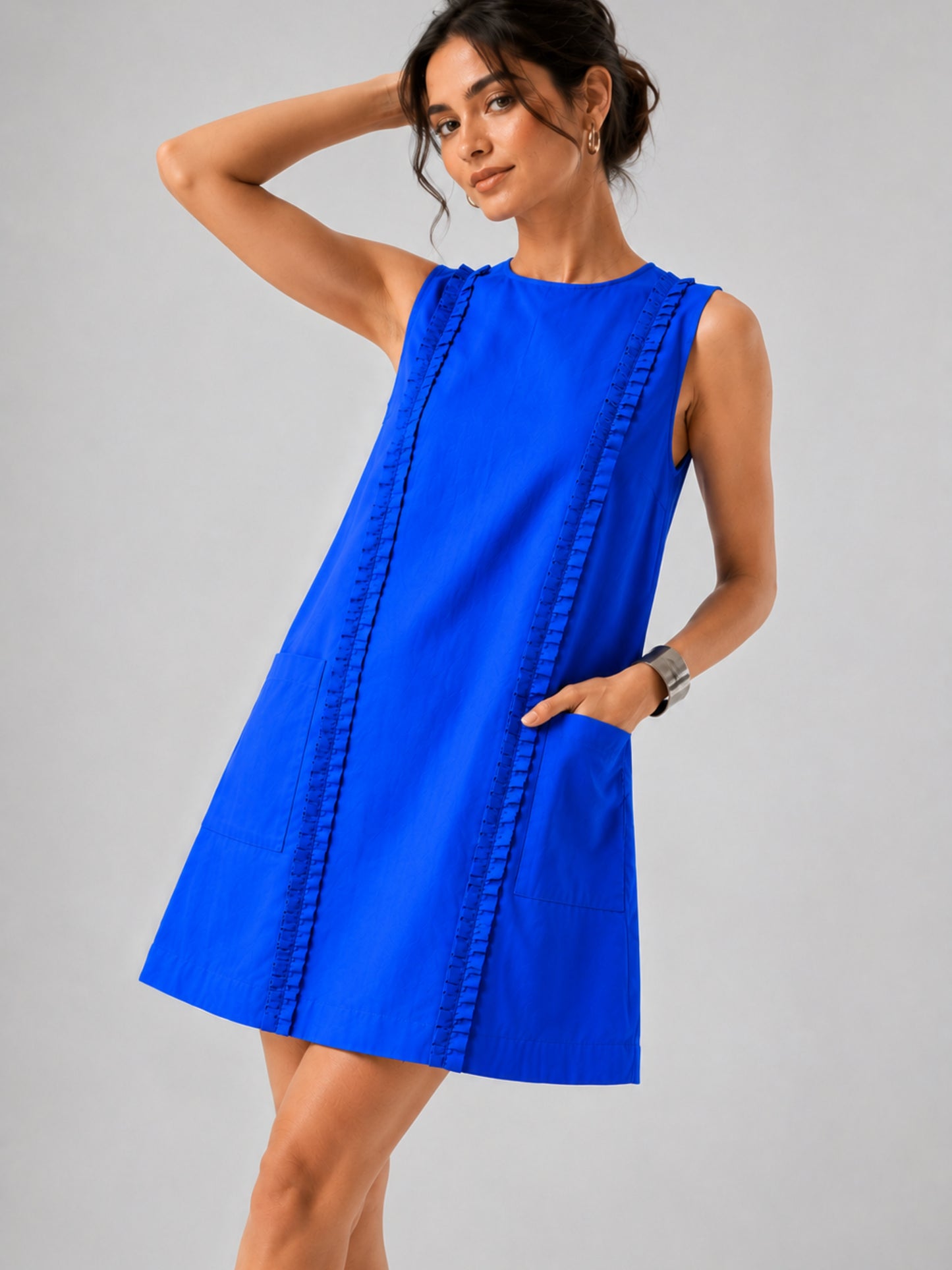Blue Muse Short Dress
