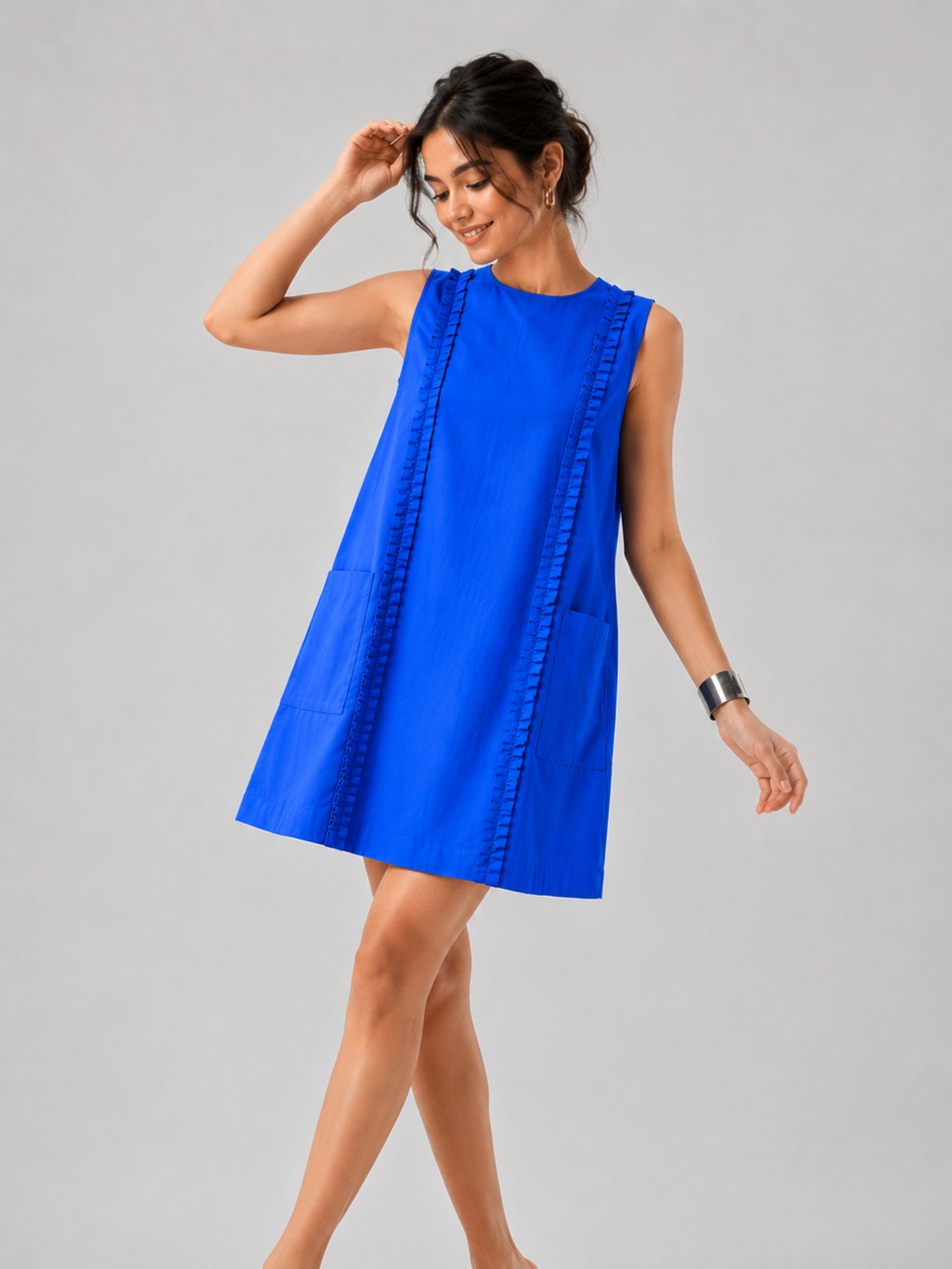 Blue Muse Short Dress