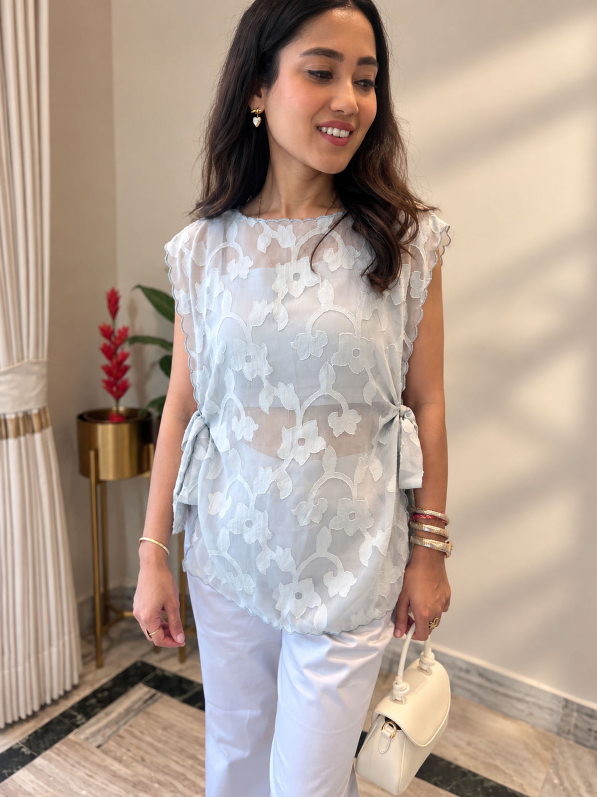 Blue Mist Floral Co-ord Set