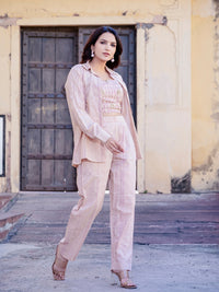 Pink Cotton 3 Piece Co-Ord Set