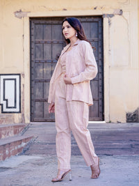 Pink Cotton 3 Piece Co-Ord Set