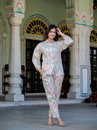 Ikkat Jam Cotton Co-Ord Set