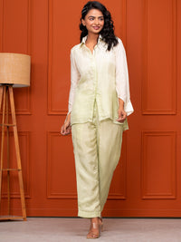 Ombre Summer Silk Pista Green Co-Ord Set