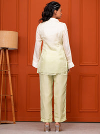 Ombre Summer Silk Pista Green Co-Ord Set