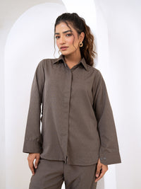 Silk Jacquard Coke Co-Ord Set