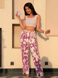 Lilac Bloom Cotton Co-ord Set