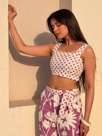 Lilac Bloom Cotton Co-ord Set