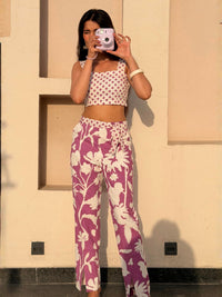 Lilac Bloom Cotton Co-ord Set