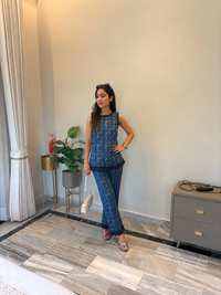 Indigo Grid Co-ord Set