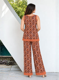 The Brown Abstract Co-ord Set