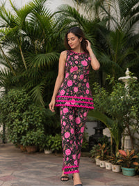 The Black Botanica Co-ord Set