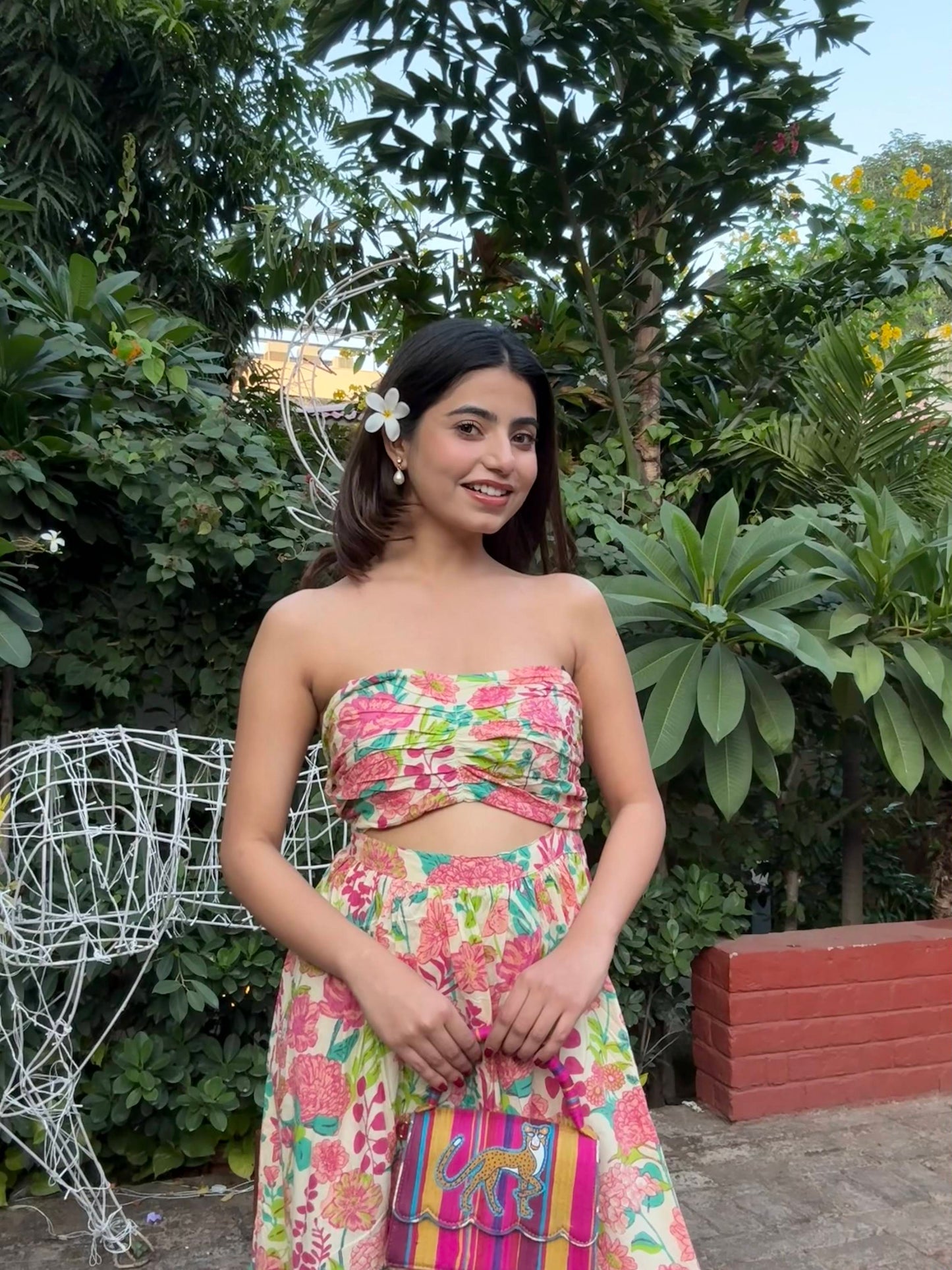 Multi-Colour Pure Cotton Floral Tube Dress