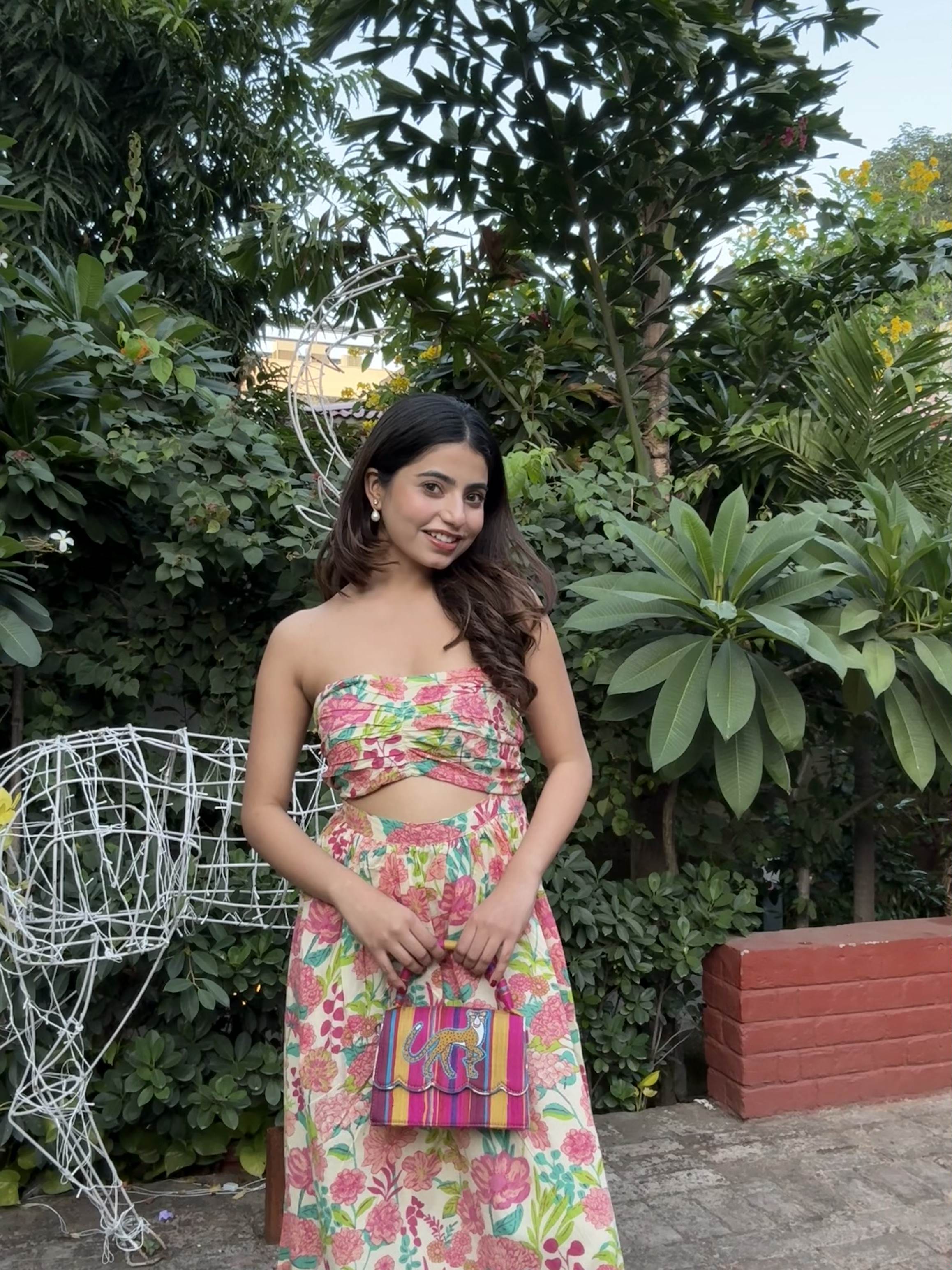 Multi-Colour Pure Cotton Floral Tube Dress