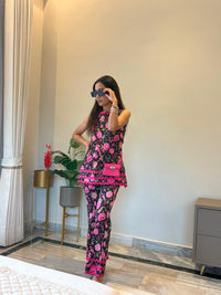 The Black Botanica Co-ord Set