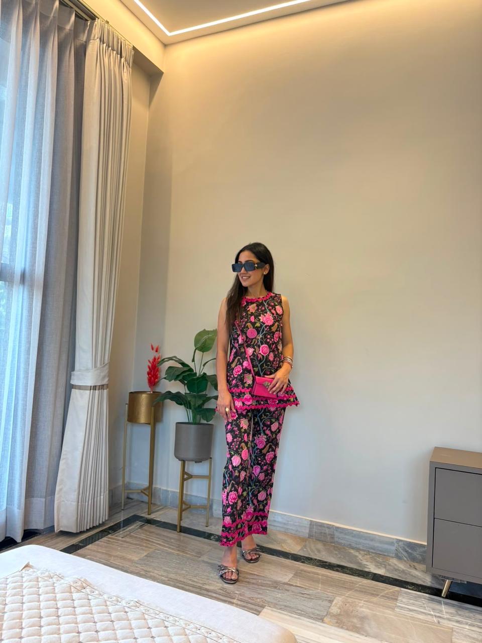 The Black Botanica Co-ord Set