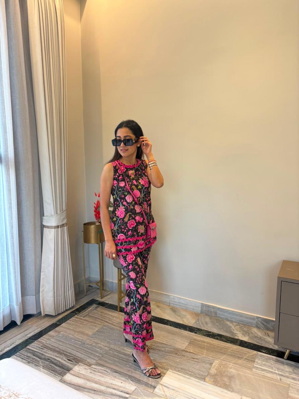 The Black Botanica Co-ord Set