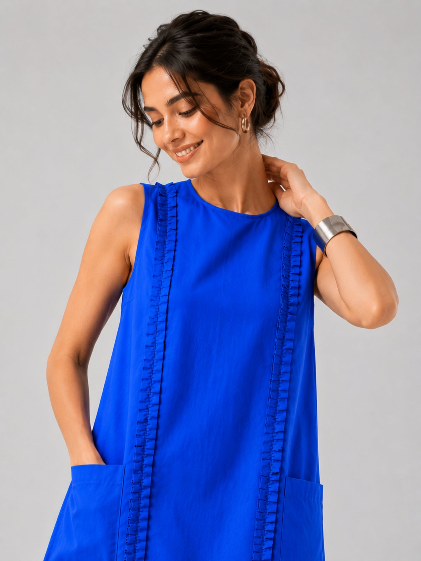 Blue Muse Short Dress